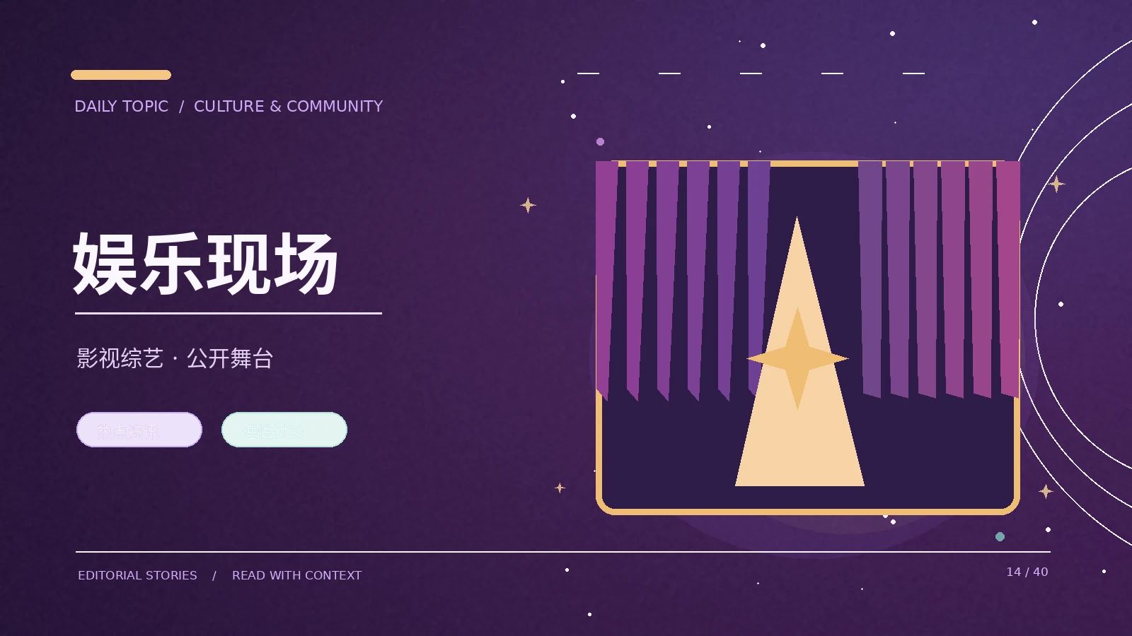 娱闻放映主题资料图
